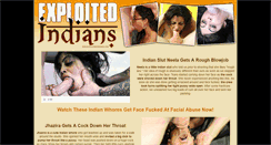 Desktop Screenshot of exploitedindians.com